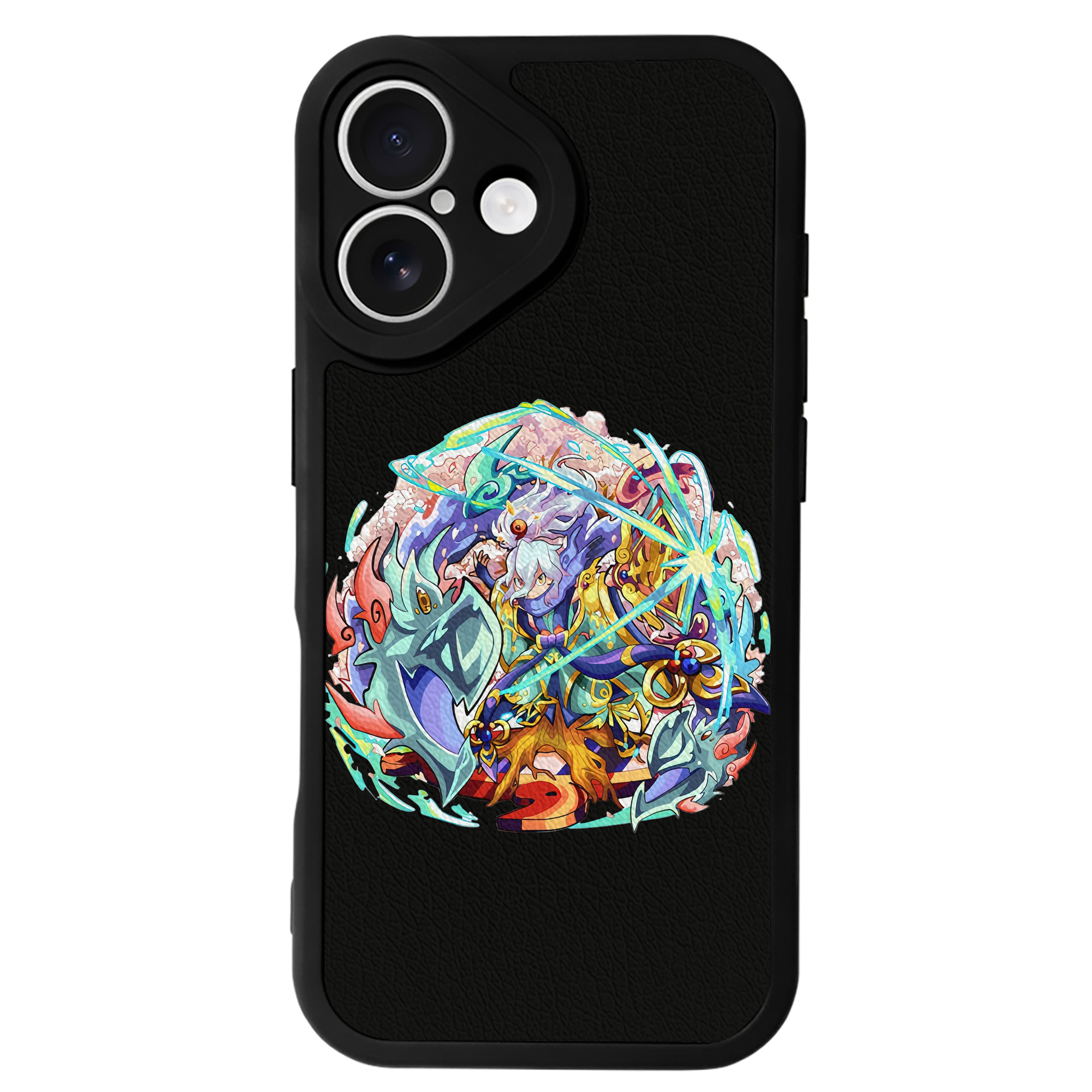 （画像用） 妖怪ウォッチ Yo-kai Watch 【iPhone 16シリーズ対応】シリコンスマホケース（レザー調） 材質：シリコン